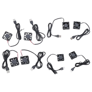 DC5V Quạt làm mát USB 40 mét giá bọc ngoài cho văn phòng nhà cửa Thiết bị mạng âm thanh video tủ Máy tính chơi game và Lapt
