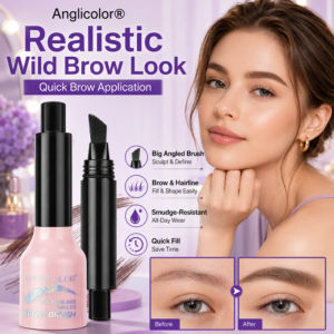 Big Brush Eyebrow Tint Pressed Brow Gel Multi Use Hairline Powder Waterproof Smudge Proof Natural Fluffy Brows Brow Pomade Stick