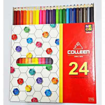 สีไม้คลอลีน 24 สี หัวเดียว (กล่อง)
