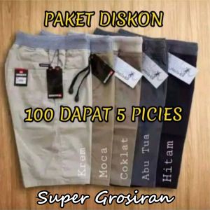 100 Ribu 5 Celana Pendek Pria Dewasa Terbaru Chinos Pendek Kualitas Terbaik Termurah Katun Twill