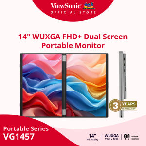ViewSonic VG1457 14" WUXGA FHD+ Dual Screen Portable Monitor