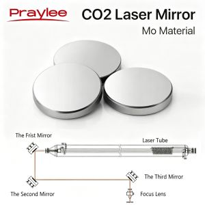 CO2 Reflective Laser Mirror 1pcs Mo Lens Diameter 19 20 25 30 38.1mm Thickness 3mm for CO2 Laser Cutting Engraving Machine2026