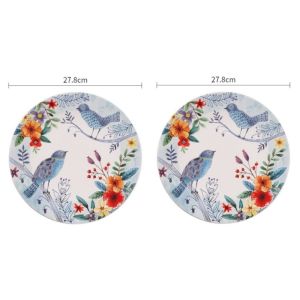 OMK American Style Underglaze Ceramic Tableware Suit Dinner Plate Dessert Dish Deep Dish Salad Bowl Coffee Mug