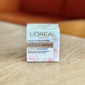 ღThailand LOréal Cream Night Cream Niacinamide Niacinamide Fruit Acid Glycol Acid Whitening Moisturizing Freckle Removing Refreshing Yellow☝
