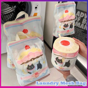 Cartoon Laundry Bag for Washing Machine & Dryer Thickened Laundry Washing Bags Beg Mesh Dobi berzip