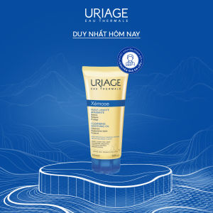 Gel làm sạch dạng gel-oil cho da khô viêm da cơ địa chàm URIAGE XÉMOSE HUILE LAVANTE APAISANTE 200ml