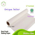 Baking Paper Roll 30cm x 10 meter Putih Best Fresh Anti Lengket / Kertas Roti Roll 30 cm x 10 meter Bestfresh / Alas Roti Roll 30cm x 10 meter. 