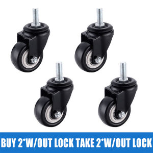 4PCS Office Chair Wheels Heavy Duty Swivel Computer Chair Wheels Replacement Wheels Set