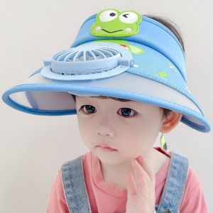 Mũ Che Nắng Cho Bé 2in1 Có Quạt Mini – Mũ Thời Trang Trẻ Em Cao Cấp Nón Rộng Vành Dễ Thương
