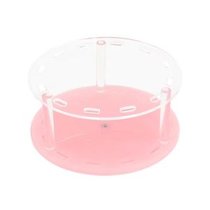 FGJHD Acrylic Material Eyelash Tweezers Holder 360° Rotate 12 Holes Tweezer Storage Box Convenient Space Saving Eyelash Extension Tool Organizer Eyelash Extension