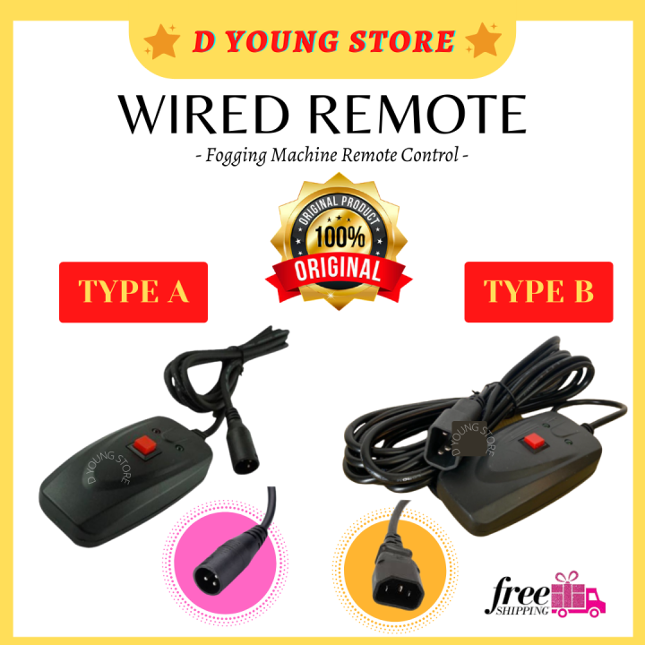 D Young Wired Remote Control Fog Machine Disinfectant Smoke Machine