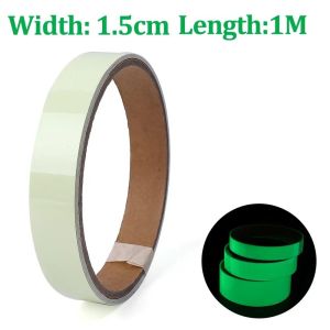 1/3Meter Green Luminous Self-Adhesive Tape Glow In The Dark DIY Wall Sticker Fluorescent Safety Emergency Stairs Party Supplies
