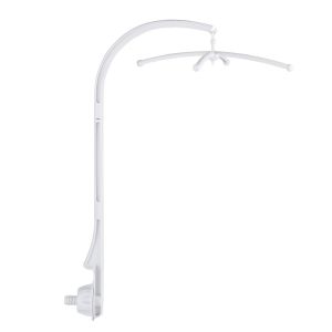 Baby Crib Mobile Hanging Bed Bell Holder Arm Bracket Infant Toys Arm Bracket Baby Bed Stent Set White Baby toys Carousel Rattles Bracket