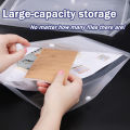 1pcs A4 Transparent Bag Plastic Envelope Folder Clear Snap Button Storage Business Office School Supplies Plastic Envelope Folder A4 Plastic Envelope. 