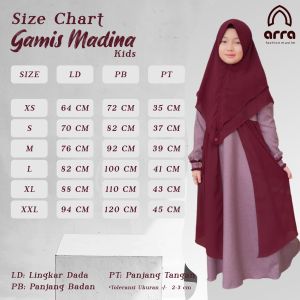 Sarimbit Keluarga 2024 Terbaru Baju Lebaran 2024 Couple Keluarga Arra Madina Maroon Ukuran Mini sampai Jumbo XS S M L XL XXL 3XL 4XL