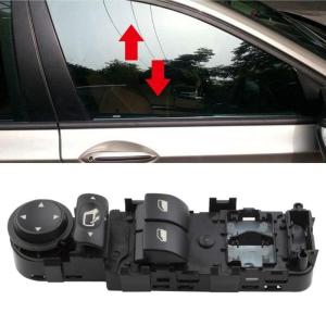 สวิตช์หน้าต่างไฟฟ้ายานยนต์ที่ทำงานได้อย่างราบรื่นปุ่มลิฟต์กระจกบานประตูควบคุมพลังงานเหมาะสำหรับ6554.HE 9651464277