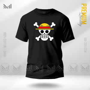 One piece anime printed graphic men women t-shirts premium cotton baju t shirt lelaki perempuan