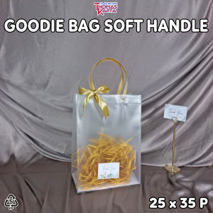 Goodie Bag Doff Transparan Tas Hampers Hand Bag Tote Gift Premium Mika Polos Souvenir Totebag Buram