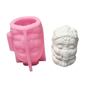 แม่พิมพ์สิงโตรูปแกะสลักเต้นรำรูปปั้นสิงโตแม่พิมพ์ซิลิโคนเรซิ่นทำยิปซั่มตกแต่ง