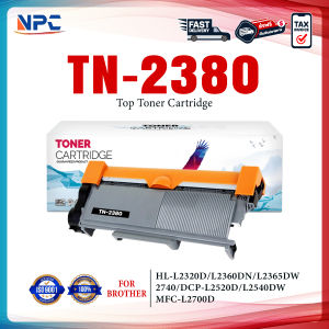 NPC TONER หมึกเทียบเท่า TN2380 TN-2380 2380 T2380 T-2380 ใช้แทน TN-2360 FOR BROTHER HL-L2320D HL-L2360DN HL-L2365DW DCP-L2520D DCP-L2540DW MFC-L2700D MFC-L2700DW MFC-L2740DW