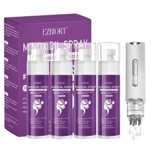 5% Minoxidil Spray for Women-Free minoxidil applicator included，monoxide for men hair Infused with tin hers hair regrowth ment Supports Thicker and Fuller Hair & Beard (13oz 7 Month Supply)
