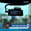 CAMERA HÀNH TRÌNH VIETMAP SPEED M1 CẢNH BÁO GIAO THÔNG, GHI HÌNH TRƯỚC SAU 2K, KẾT NỐI ĐIỆN THOẠI. 