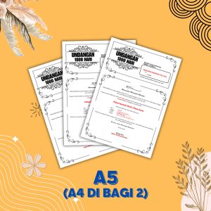 CETAK 50 UNDANGAN TAHLIL/DOA BERSAMA 1000 HARI