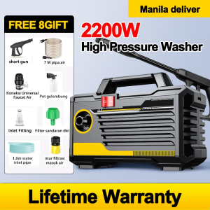 SOARFLY 2200W Portable Car Wash High Pressure Washer Gun Water Jet Gun Machine Cleaner 220V Heavy Duty Set
