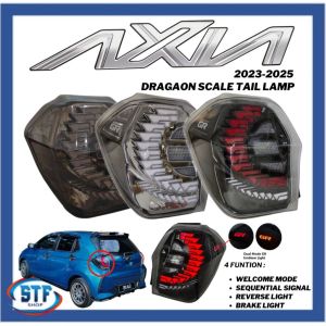 Perodua Axia 2023-2025 Dynamic Led Tail Lamp Taillamp Taillight Light Running Signal Albino Smoke