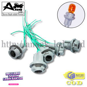 Soket Fitting Lampu Sen Senja Colok T10 / Fiting Lampu Sein Motor Mobil T10 / Fiting colok lampu sen