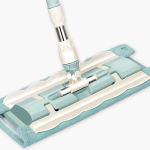 Household Flat Mop Telescopic Window Dust Magic Microfiber Pads Broom Dry And Wet Dual Use Rotating Mopping Kitchen Oil Adsorption Floor Cleaning Mops