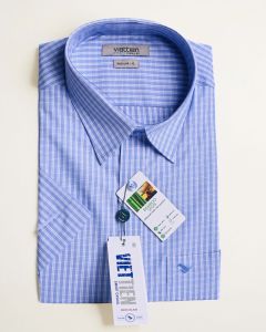 Áo sơ mi Việt Tiến tay ngắn (M_3Xl)