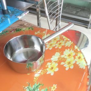 Gáo INOX cao cấp cán dài cỡ trung Đường kính gáo 14 cm-GD14I3-