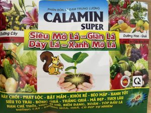 Phân Bón Lá Cao Cấp Trung Vi Lượng CALAMIN SUPER Thúc Bật Chồi Nở Bụi To Lá Xanh Lá Dày Lá Mỡ Lá Bật Mầm Vọt Đọt Gói 100 gram)