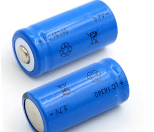 2 Pieces Set CR123A 16340 3.7V 1300mAh Large Capacity Lithium Ion Rechargeable Battery Suitable For Laser Pointer Torch Light