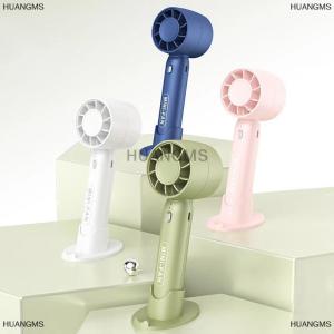 [COD] HUANGMS Portable Handheld Charging Fan Mobile Phone Holder Student Dormitory Mini Fan Summer Cooling Tool Outdoor Small Fan Handheld