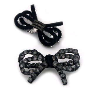 [Free Shipping] Bowknot Shoe Decoration Accessory Crystal High-Heeled Shoe Front Flower Accessory Detachable Shoe Buckle Wedding Shoe Clip
