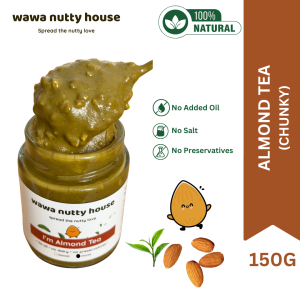 Wawa Nutty House Almond Tea Spread – Tie Guan Yin (150g) | First in Malaysia | Nutty+Earthy Flavour