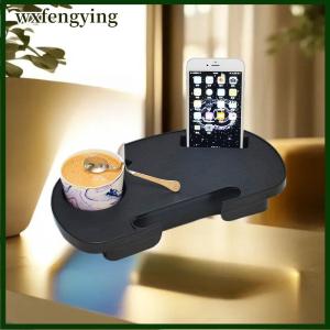 wxfengying Recliner gấp ghế khay uống chủ xách tay bên khay ăn sáng bãi biển ghế cup chủ cho cắm trại ngoài trời phụ kiện