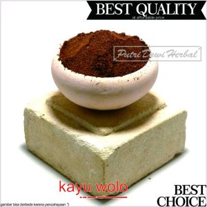 Kayu Wolo Bubuk 100 Gram - Serbuk Kayu Lanang (Oroxylum indicum)| Bungli Pongporang | Indian Trumpet Powder