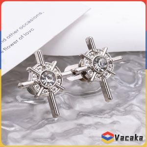 Vacaka Universal Waist Buckle For Women Adjustable Waist Clip Jeans Pants Pin Brooch Star Shape 1Set