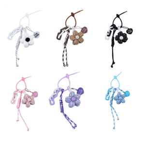 Creative Floral Keyring Bag Decoration Fashionable Key Holder Flower Bags Charm For Trendy And Individualistic Users