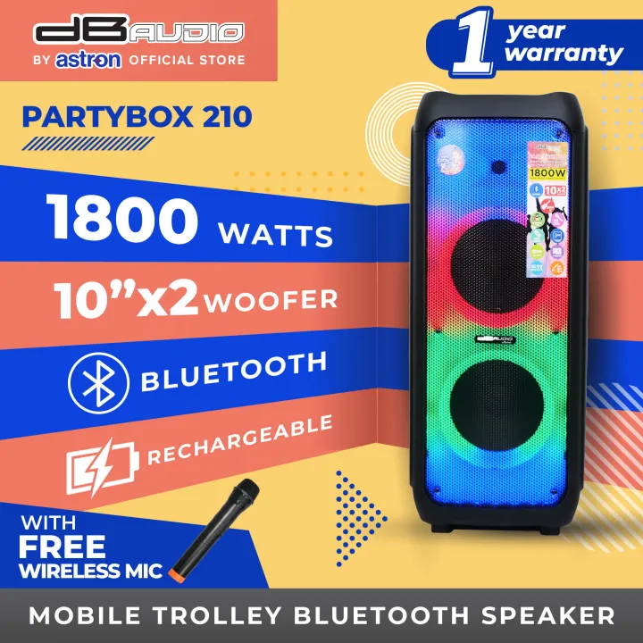 Db Audio PARTYBOX-210 Mobile trolley bluetooth speaker 10\
