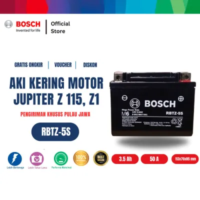 Bosch Aki Kering Motor Yamaha Jupiter Z 115 New Jupiter Z1 - Maintenance Free - RBTZ-5S