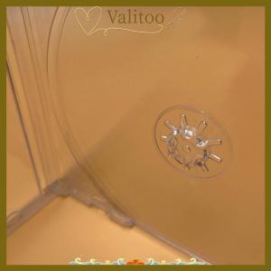 [Valitoo] 1PCS ReadStar Transparent Plastic Single Piece disc case CD case thickened CD DVD disc box Disc box