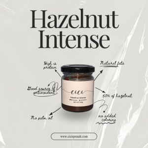 [Made in SG🇸🇬]Hazelnut Intense - Vegan hazelnut spread contains 50% hazelnut 100g