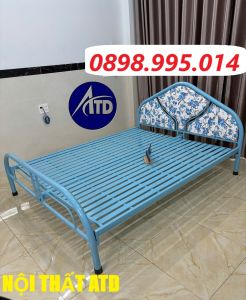 Hàng sẵn-Giao Nhanh Giường sắt đơn ngang 1m1m2 1m4 1m6 1m8x2m chất lượng uy tín Ship nhanh HCM