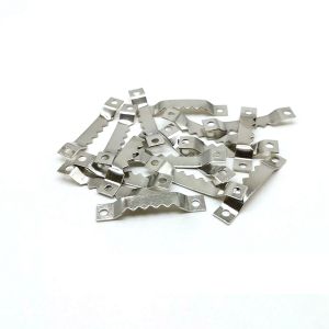 YIYU STUDIO Mirror 50Pcs Steel Wall Hanging Small Photo Frame Holder Sawtooth Saw Tooth Hooks Picture Hangers