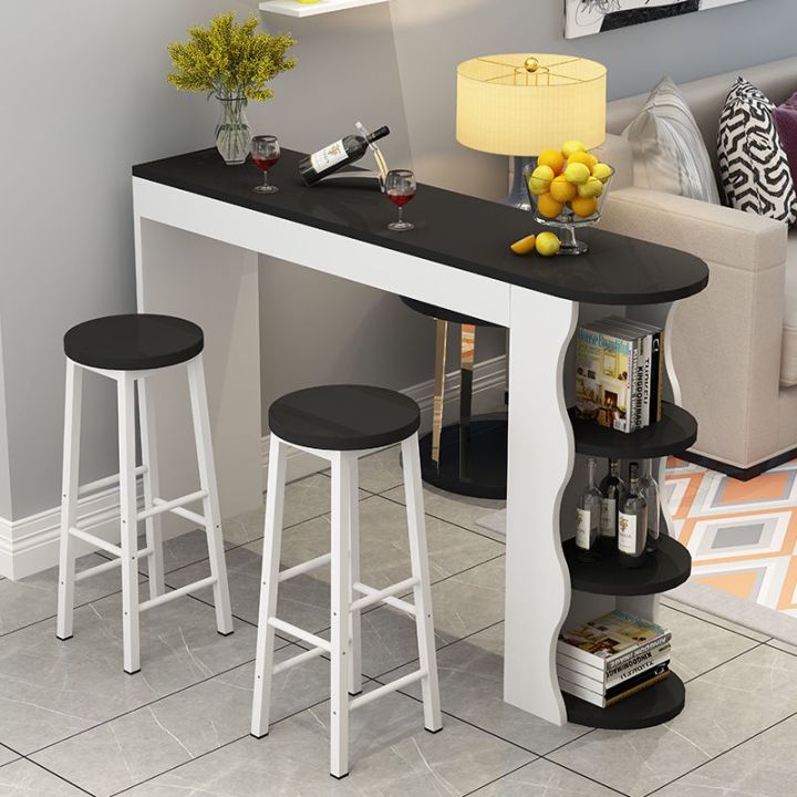 1 x Bar Table & 2 x High Bar Stool Dining Table Meja Makan Stylish Bar