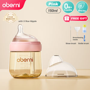 Oberni  Bayi Botol Susu PPSU Anti Kolik Botol Wide Neck Newborn BPA Free 150 ML 210ML
